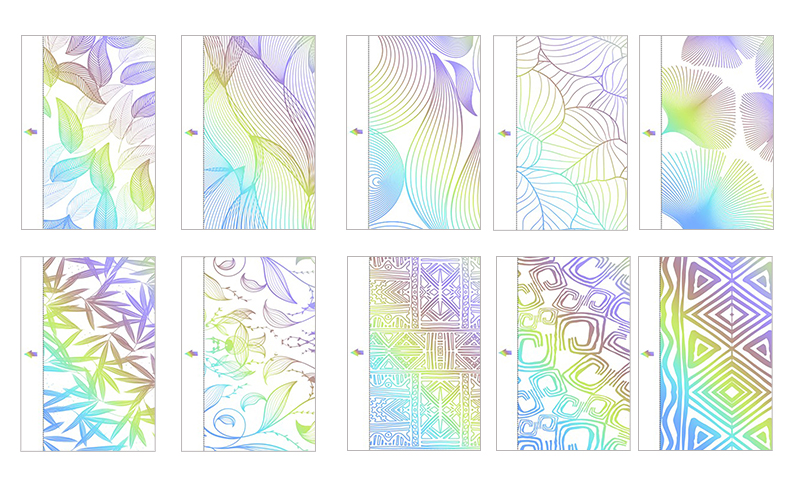 美特柏3D炫彩浮雕背膜