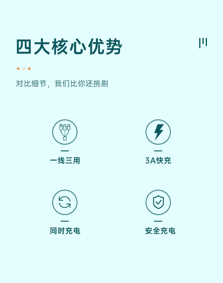 多功能快充数据线