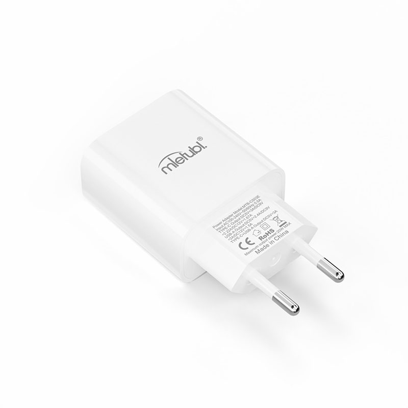 USB+Type-C 双接口手机充电器